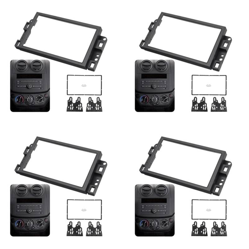 Radio Stereo Panel 4X 2Din Autoradio Fascia CD DVD Audio Armaturenbrett Panel Rahmen/Fit for Chevrolet Captiva/Lova/Gentra/AVEO von QDEIDEDT