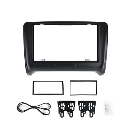 Radio Stereo Panel 7" Android Autoradio DVD-Stereo-Armaturenbrett Blendenrahmen mit 16-poligem Stromkabel/passend for Audi TT MK2 8J 2006 2007 2008 2009-2012 von QDEIDEDT