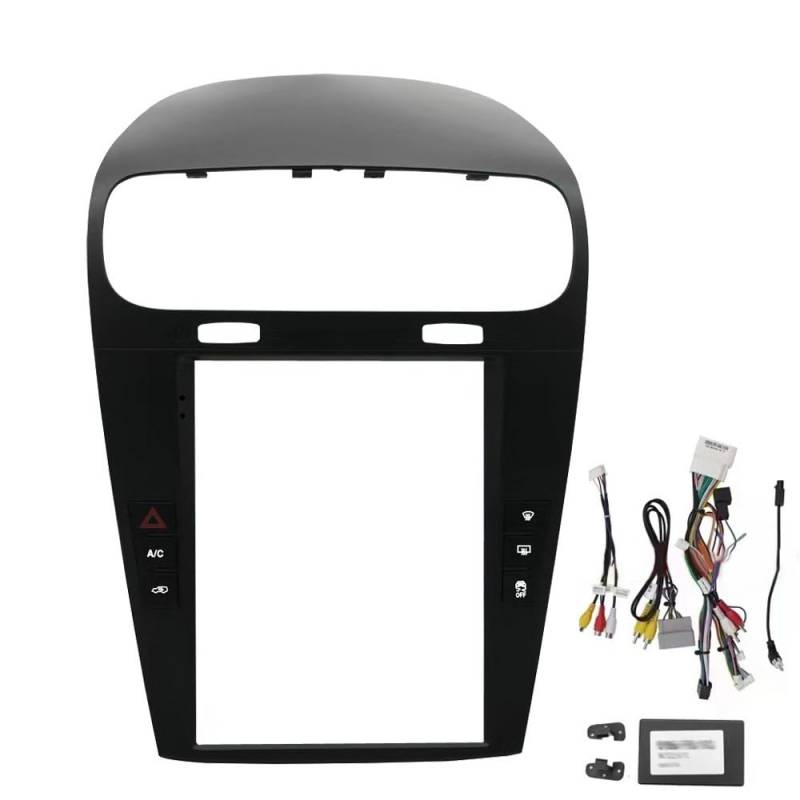 Radio Stereo Panel 9,7 Zoll Blende/Passend for Journey Fiat Freemont Autoradio DVD GPS MP5 Android Player Head Unit 2 Din Panel Armaturenbrett Rahmenabdeckung von QDEIDEDT