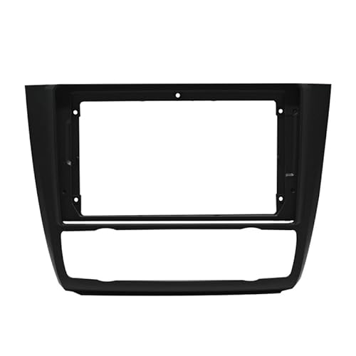 Radio Stereo Panel 9" Autoradio-Blende/Passend for BMW 1er-Reihe E81 E82 E87 E88 2004-2012 Video-Panel-Player Audio Dash 2-Din-Rahmen Armaturenbrett-Montagesatz(Auto AC,Cable and canbus) von QDEIDEDT