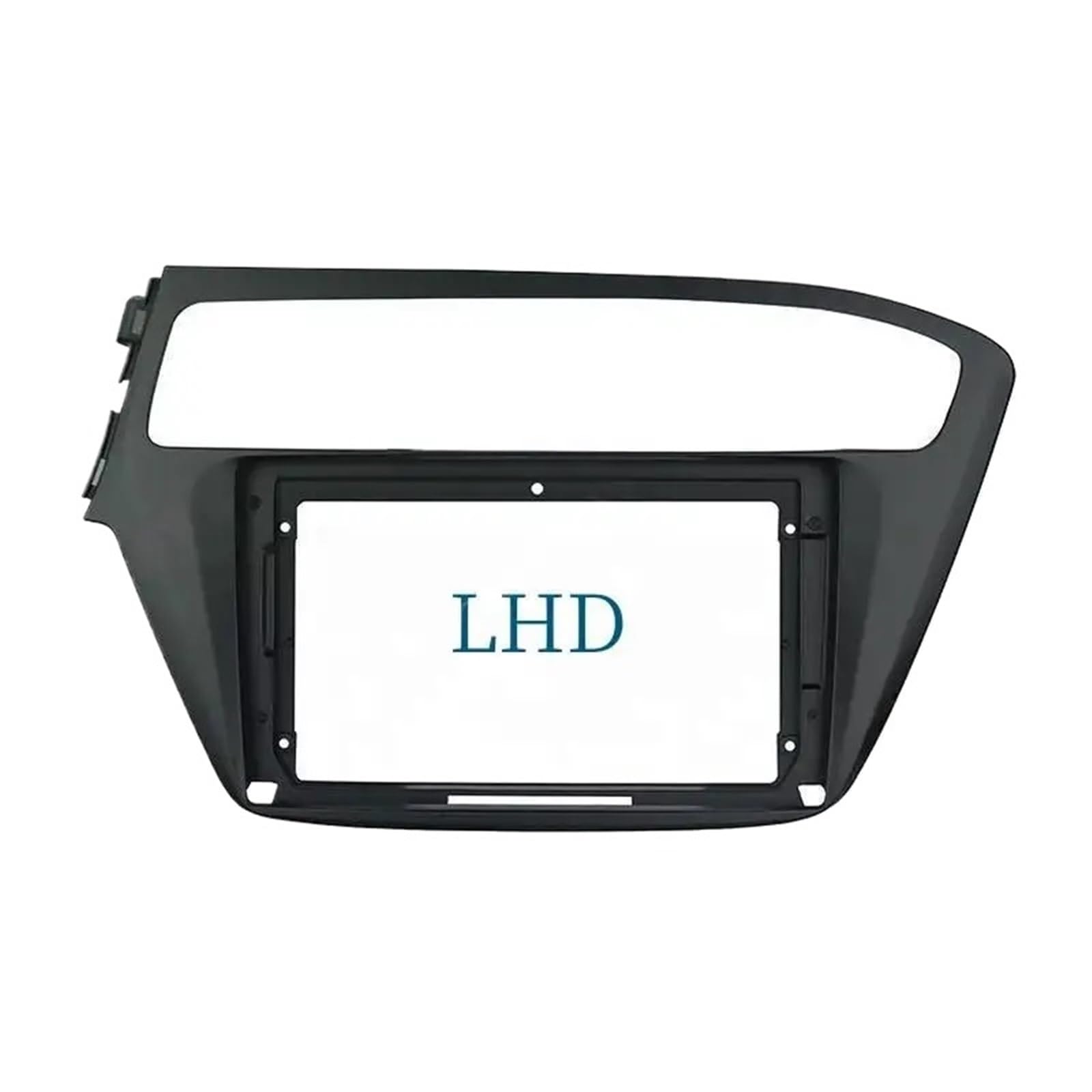 Radio Stereo Panel 9-Zoll-Auto-Audio-Großbild-DVD-Blendenrahmen-Adapter/Passend for Hyundai I-20 2018+ 2Din Dash Installationspanel-Rahmen-Kit(Only Frame LHD) von QDEIDEDT