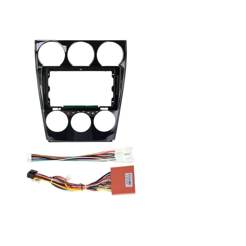 Radio Stereo Panel 9-Zoll-Radioblenden für/passend for Mazda 6 GH 2007-2012 2004-2015 Doppel-DIN-Rahmen Auto-Stereo-Panel Armaturenbrett-Installation Umrüstung Verkleidung(MZD-CB) von QDEIDEDT