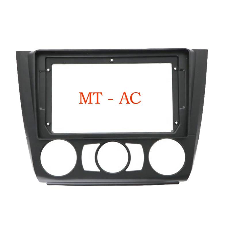 Radio Stereo Panel Audio-Auto-Blende-Rahmen-Adapter, 9 Zoll großer Bildschirm, passend for BMW 1er-Serie 2005–2012, 2-Din-CD-DVD-Player, passendes Panel-Rahmen-Set(Manual,Frame an canbus) von QDEIDEDT