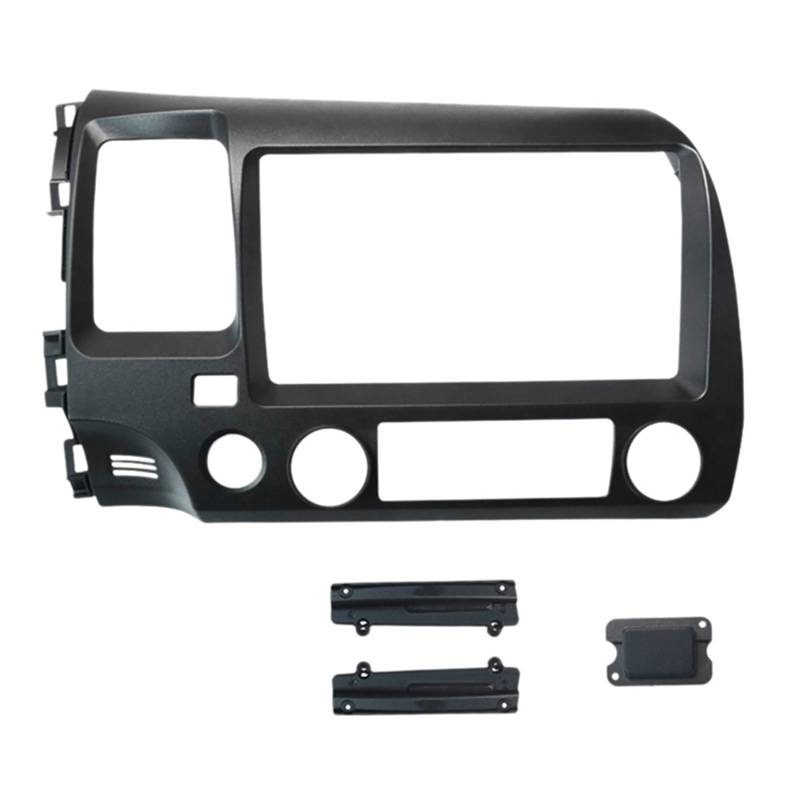 Radio Stereo Panel Autoradio-Blendenrahmen-Adapter, 22,9 cm (9 Zoll) großer Bildschirm, DVD-Player-Einbaurahmen-Kit, passend for Honda Civic 2006–2011 von QDEIDEDT