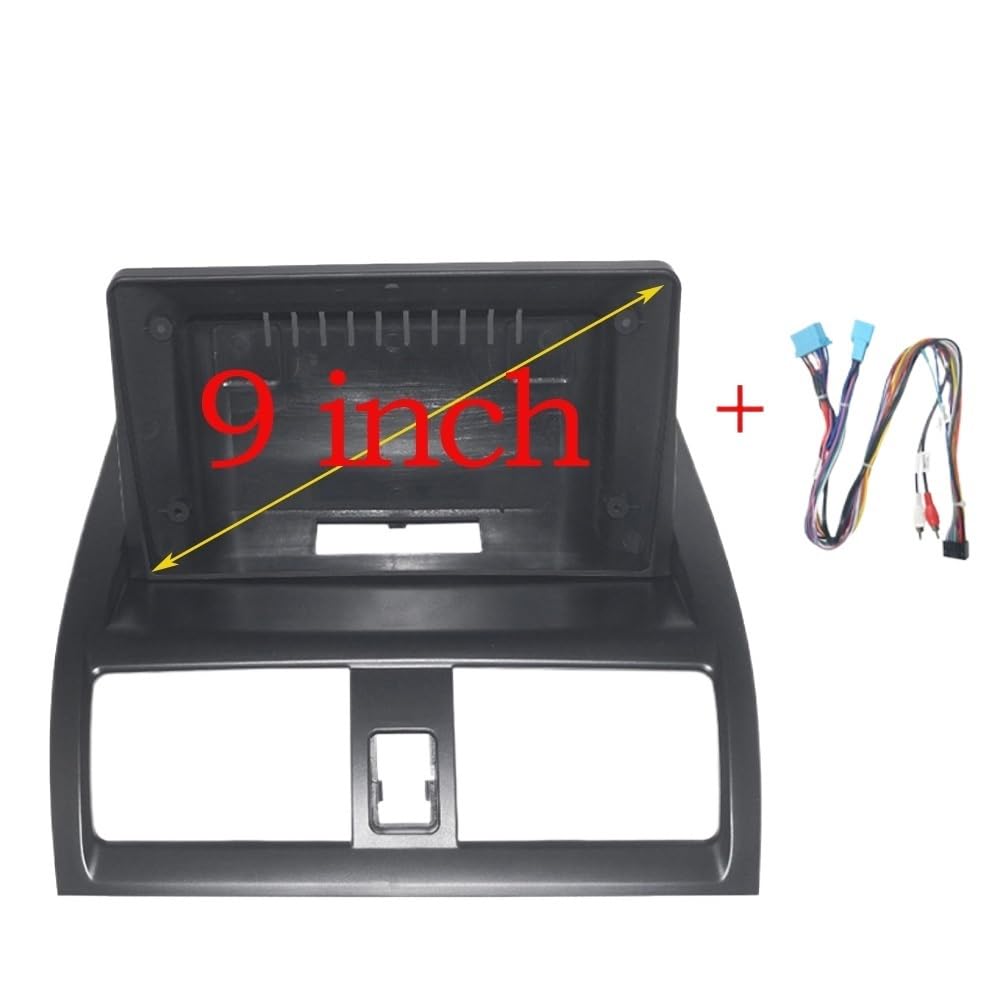 Radio Stereo Panel Car Audio 2DIN Blendenrahmen-Adapter mit Stromkabelbaum/Passend for Honda Accord 7. Generation 9 Zoll großer Bildschirm Armaturenbrett-Einbaurahmen(Frame an cord) von QDEIDEDT