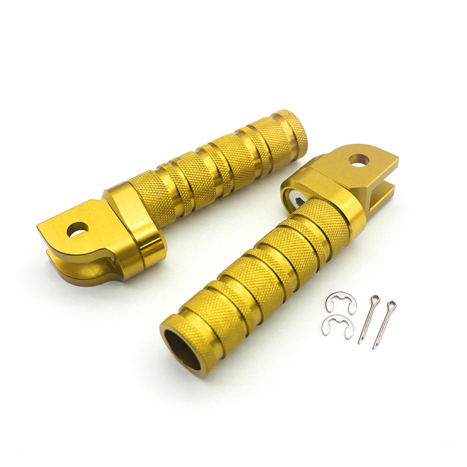 1 Paar CNC Vorne Fußrasten Fußrasten Einstellbare Fußrasten For MSX125 MSX125SF CB150R CB300 CB400 CB500X CB650F CB1300(Gold) von QDHGCFOC