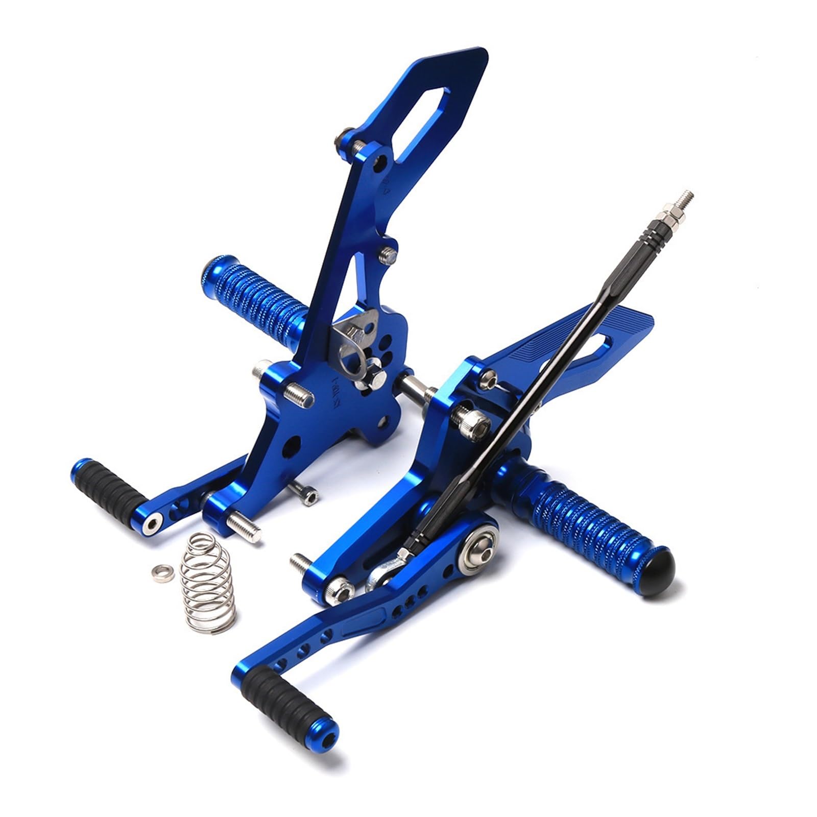 Anwendbar Z125 Pedal Modifizierte Erhöhte Dekorative Pedal Motorrad Pedalbaugruppe 2013-2016(Blue) von QDHGCFOC