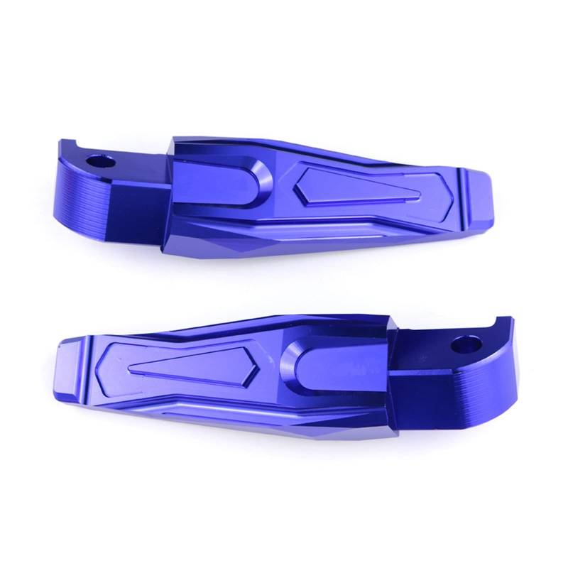 Fit for FZ8 FZ 8 2004-2019 CNC Motorrad Hinten Passagier Fuß Peg Fußstützen Fußrasten Pedal(Blue) von QDHGCFOC