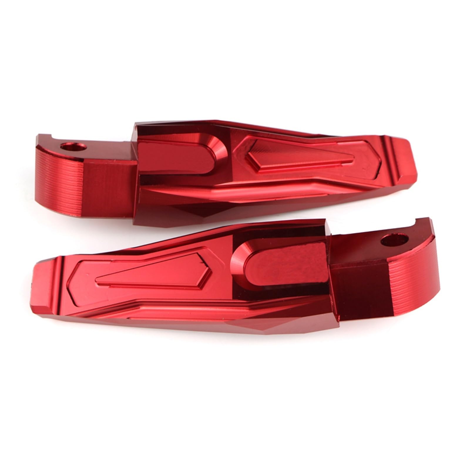 Fit for FZ8 FZ 8 2004-2019 CNC Motorrad Hinten Passagier Fuß Peg Fußstützen Fußrasten Pedal(Red) von QDHGCFOC