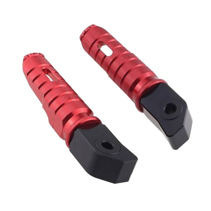 Hinten Passagier Fußrasten Fußstützen for YZF R3 R25 XSR 700 900 YZF-R15 TMAX 560 500 530 DX SX XJ6(Red) von QDHGCFOC