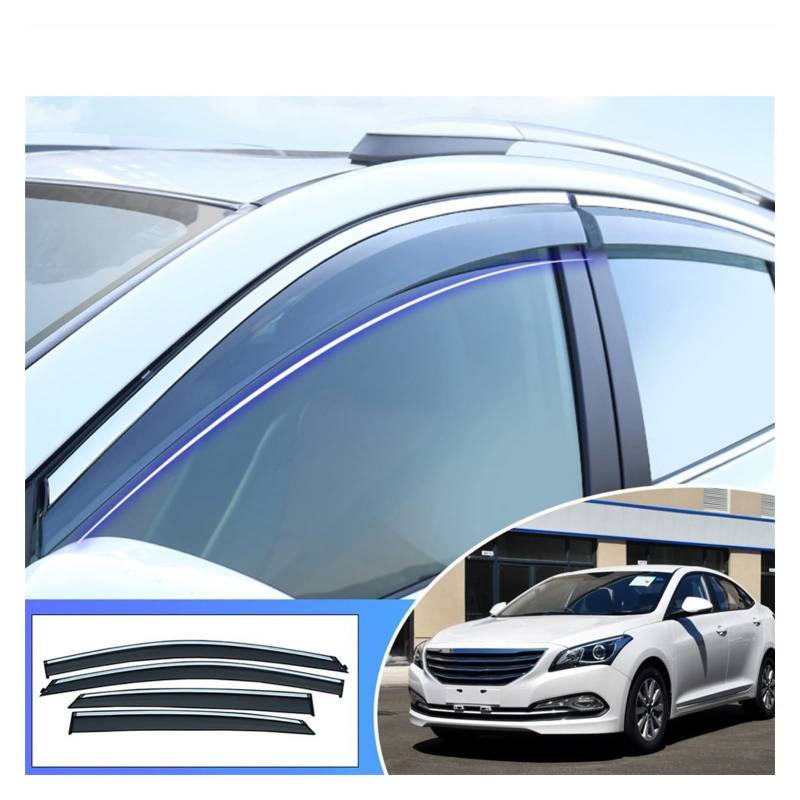 Visier Deflector Für Hyundai MISTRA 2014 2015 2016 2017 2018 2019 Windabweiser Seitenfenster Regenabweiser von QDHGCFOC