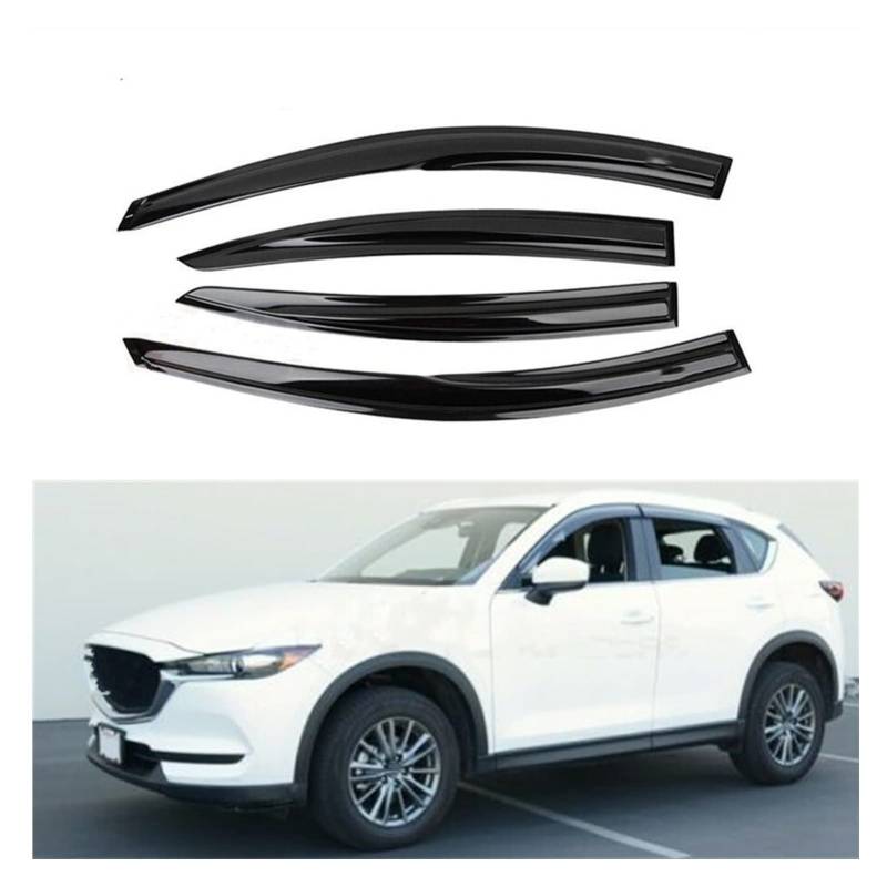 Visier Deflector Für Mazda CX-5 2018 2019 2020 2021 Windabweiser Seitenfenster Regenabweiser von QDHGCFOC