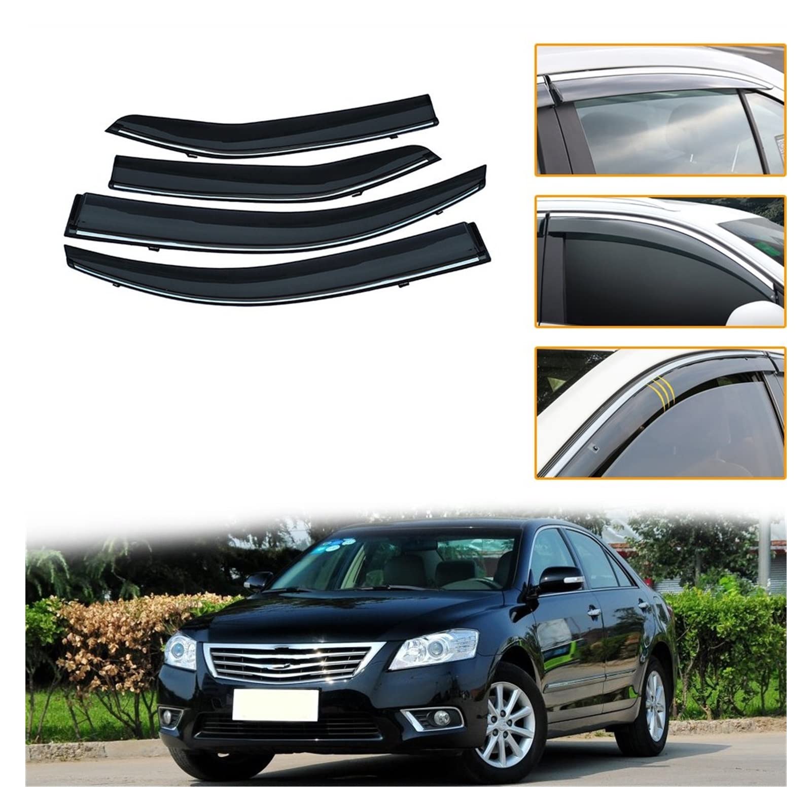 Visier Deflector Für Toyota Camry V40 2005-2011 Windabweiser Seitenfenster Regenabweiser von QDHGCFOC