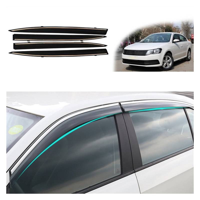 Visier Deflector Für Volkswagen Lavida Sedan 2008-2018 Windabweiser Seitenfenster Regenabweiser von QDHGCFOC