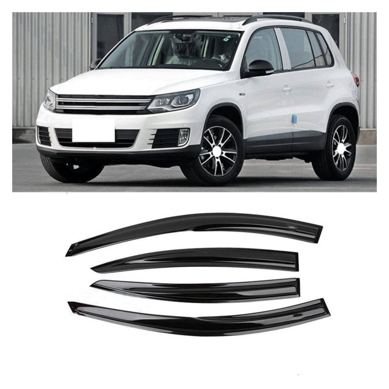 Visier Deflector Für Volkswagen Tiguan 2010 2011 2012 2013 2014 2015 2016 Windabweiser Seitenfenster Regenabweiser von QDHGCFOC