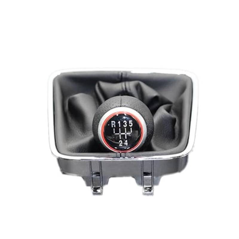 Für VW für Tiguan 2007 2008 2009 2010 2011 Auto-Shift-Schaltknauf Hebel Gaitor Kofferraumabdeckung 5-Gang-Schaltknauf Auto SchaltknüPpel von QDouiMOO