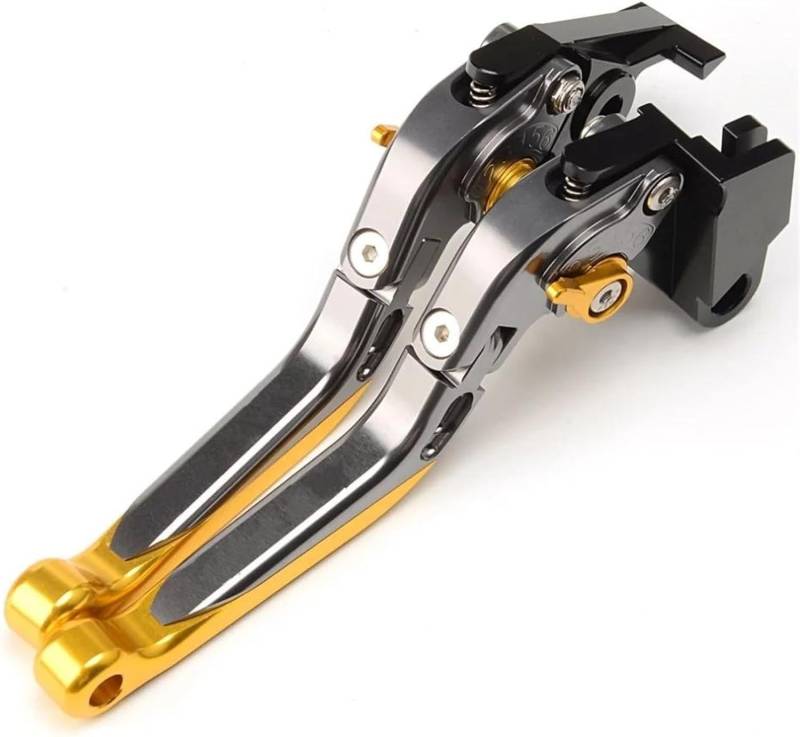 Kupplungsbremshebel Für Kawasaki Z1000SX 2019 2020 2021 2022 2023 Z 1000 SX Motorradbremskupplungshebel Ausziehbar Klappbar Verstellbar(Yellow) von QDouiMOO