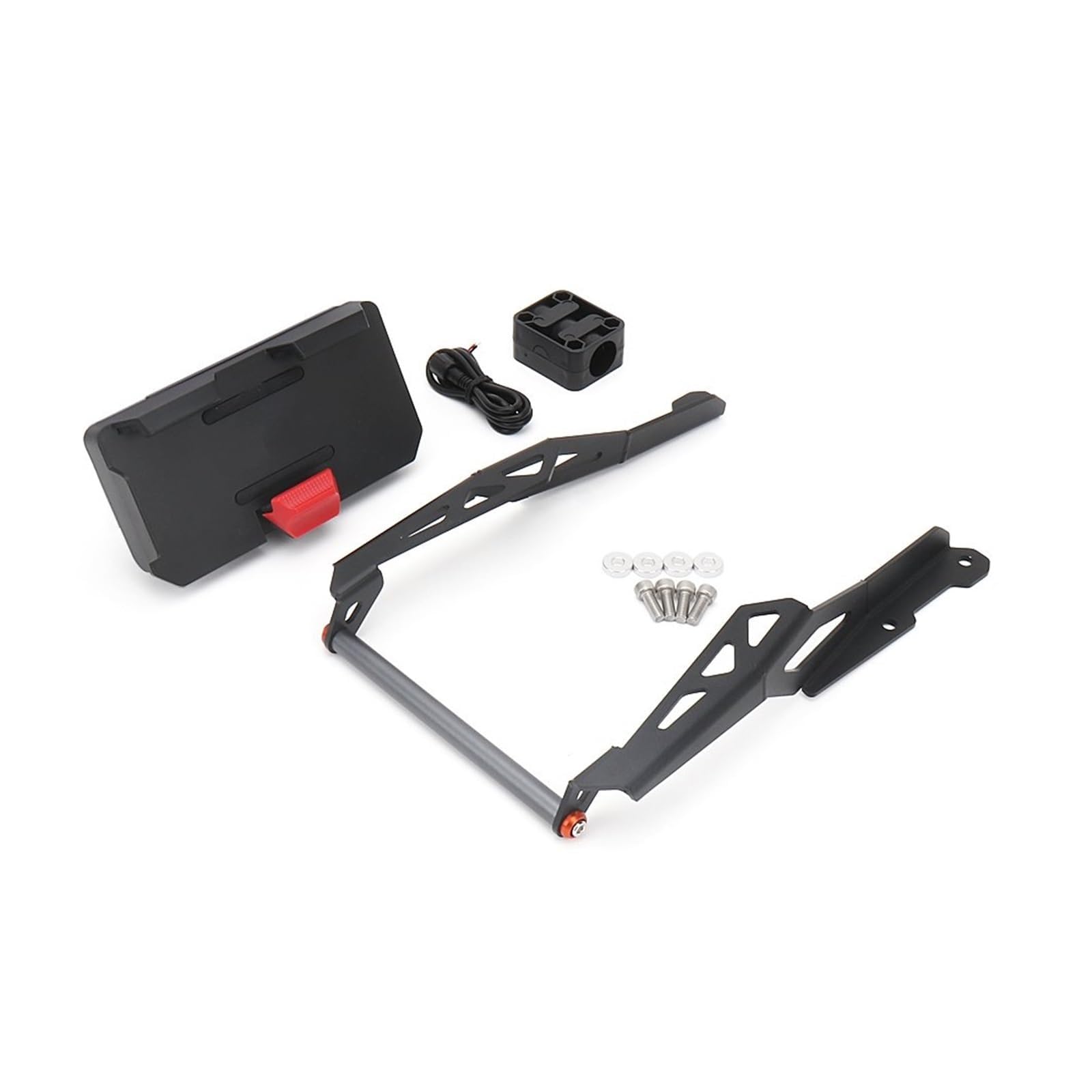 Motorrad Navigation GPS Mount Halterung Für CF Moto Für CFMoto Für 800MT Für 800mt Für 800 MT 2023 Motorrad Telefon Halterung GPS Montieren Telefon Halter Navigation Halterung Zubehör(Set-12mm) von QDouiMOO