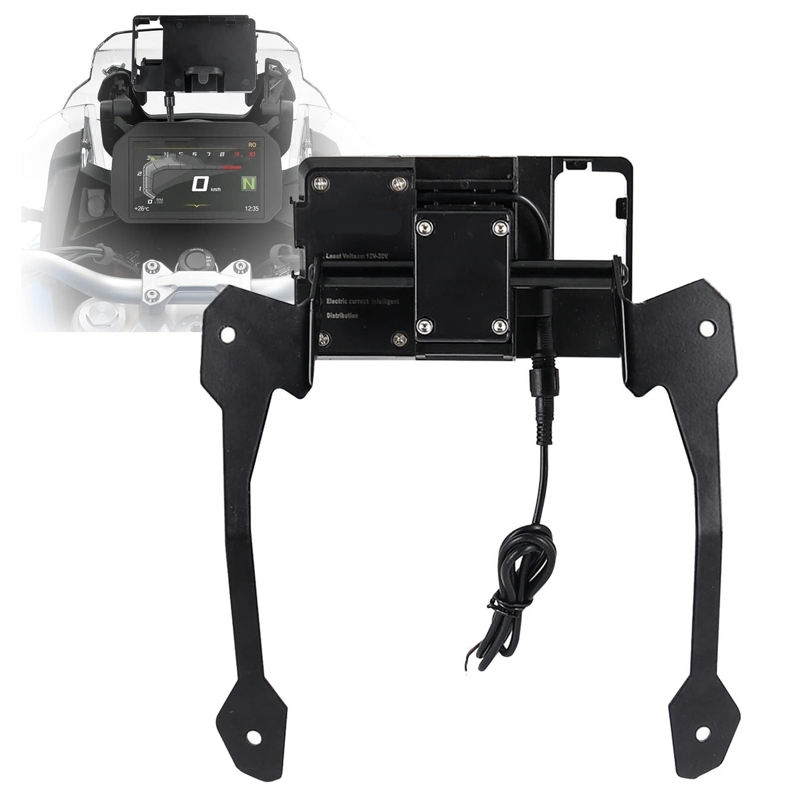 Motorrad Navigation GPS Mount Halterung Für F850GS Für ADV F 850 ​​GS Für Abenteuer 2018 2019 2020 Motorrad Ständer Halter Telefon GPS Navigation Platte Halterung Adapter Halterung(C) von QDouiMOO