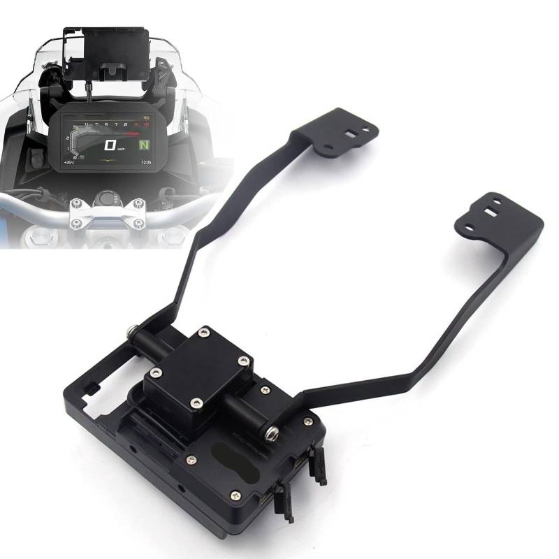 Motorrad Navigation GPS Mount Halterung Für F850GS Für ADV F 850 ​​GS Für Abenteuer 2018 2019 2020 Motorrad Ständer Halter Telefon GPS Navigation Platte Halterung Adapter Halterung(E) von QDouiMOO