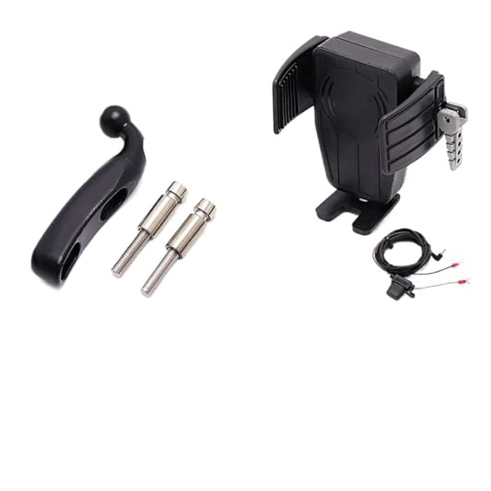 Motorrad Navigation GPS Mount Halterung Für Goldwing Für GL 1800 Für GL1800 Für F6B Für DCT 2018 2019 2020 2021 GPS Navigation Halterung Handy Halter Motorrad Drahtlose Lade(AE) von QDouiMOO