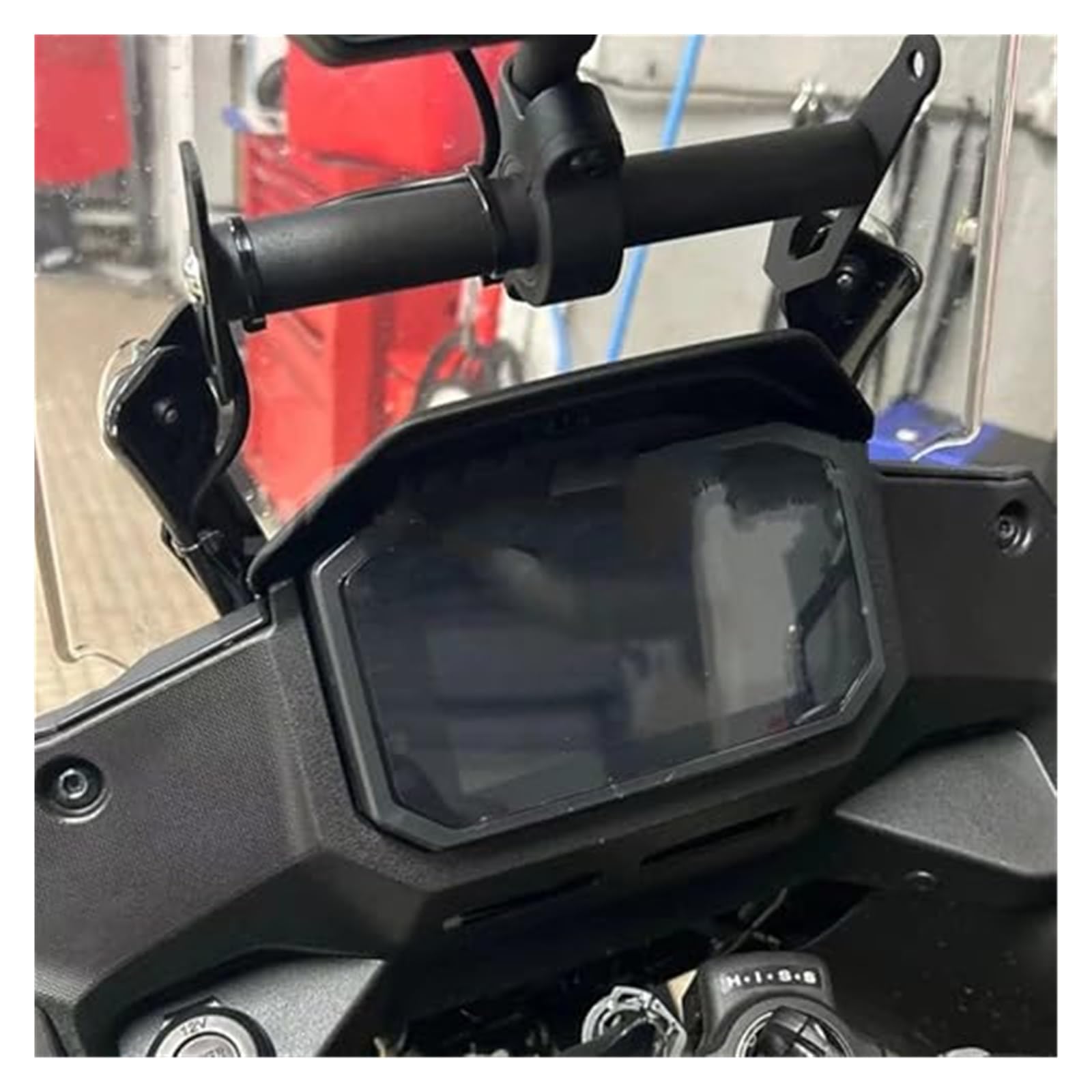 Motorrad Navigation GPS Mount Halterung Für XL750 Für Transalp750 Für TRANSAP Für XL 750 Motorrad Navigation Halterung 12/22MM Telefon Vorne Bar GPS Halterung Stehen Motorrad GPS Halterung(22mm) von QDouiMOO