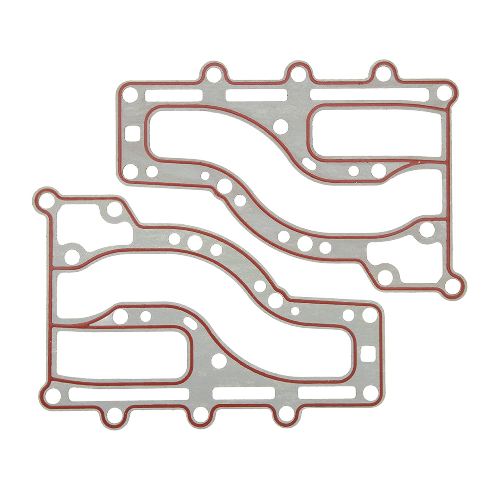 2pcs Außenborder Auspuff Innenabdeckung Kunststoff 63 V 41112 A0 Bootsmotor Dichtung für 2 Takt 15 PS Motormotor von QERLONG