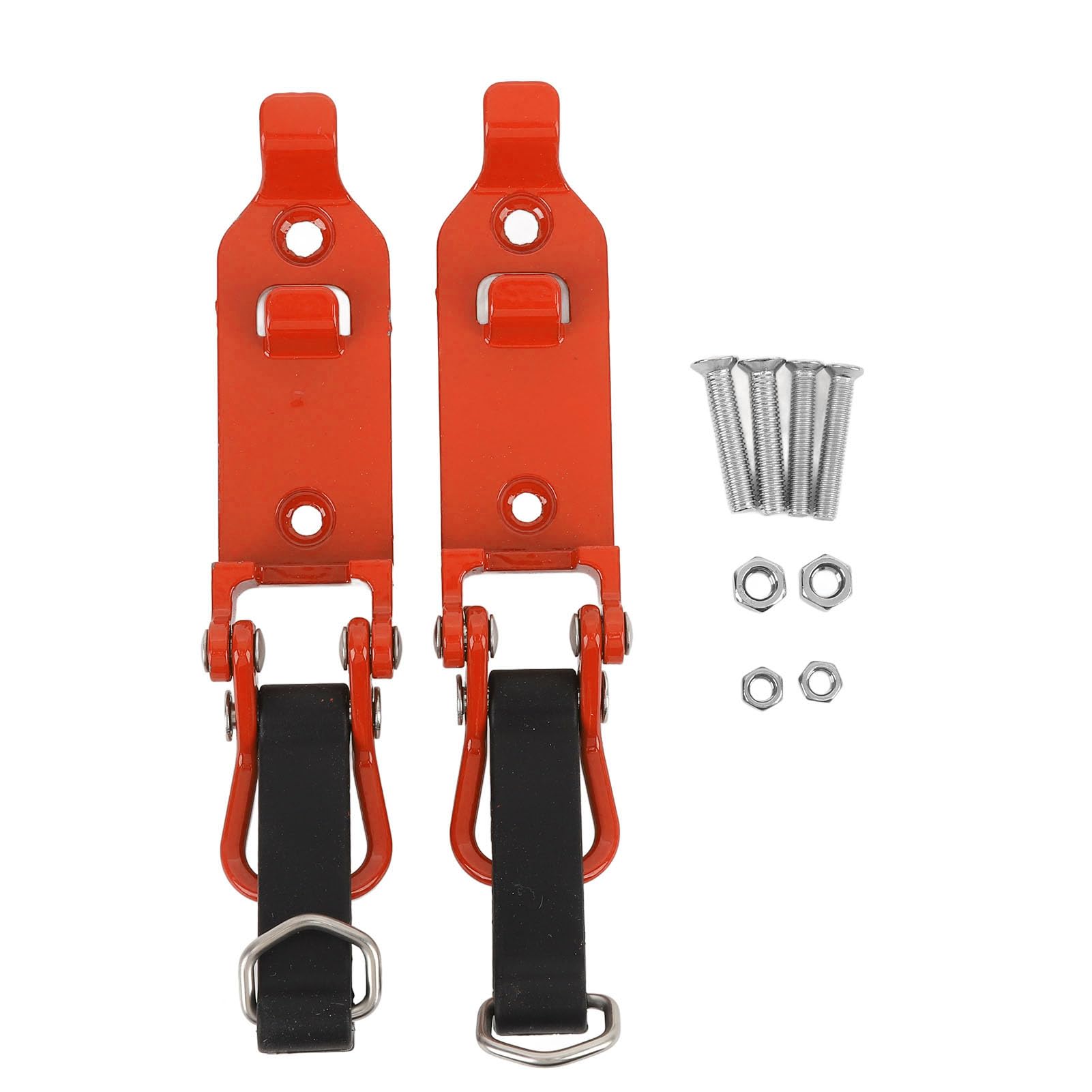 Dachträger-Schaufelhalter, robuster Metallklemmen-Montagesatz für Autogarage (Orange) von QERLONG