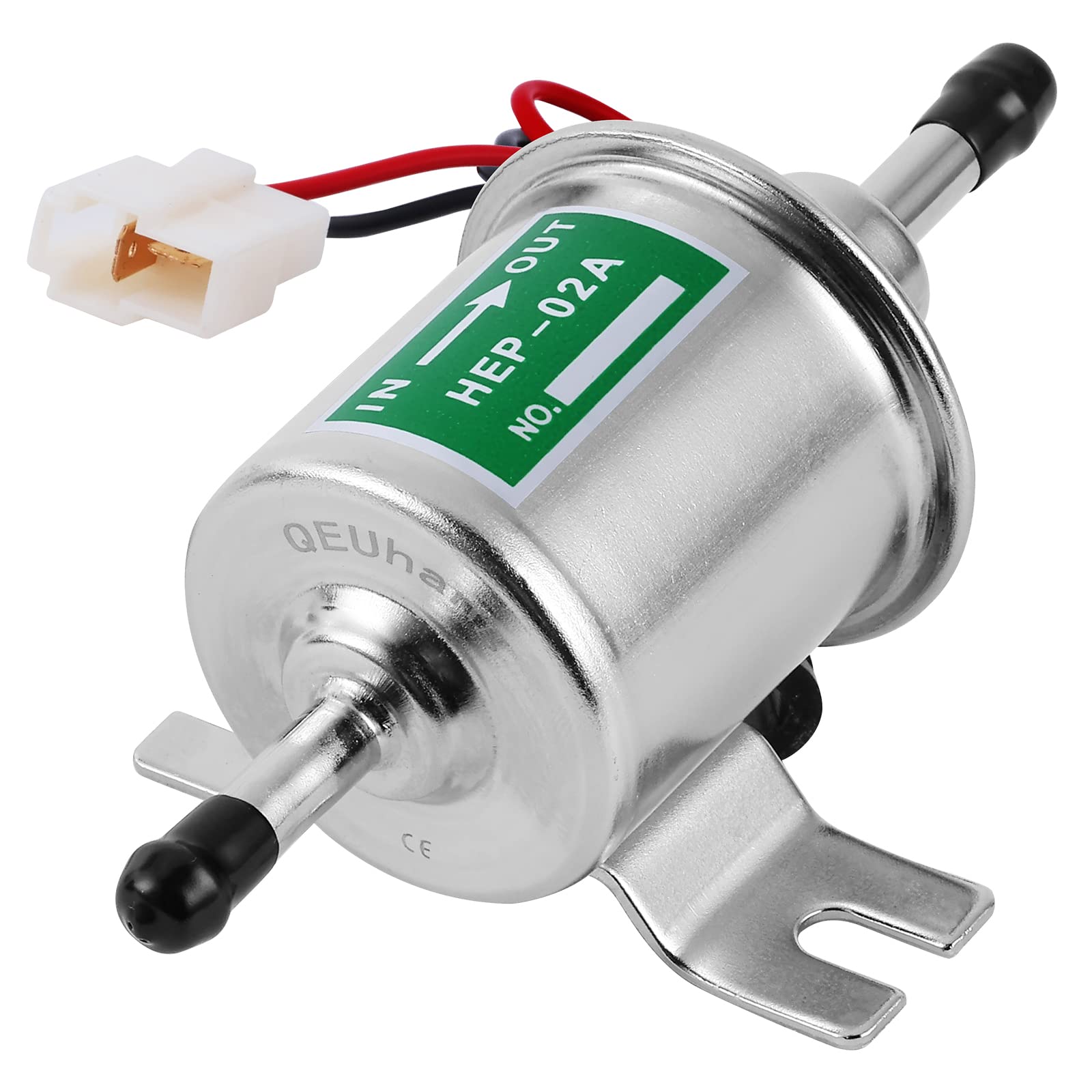 Universal Kraftstoffpumpe Elektrisch 12V HEP-02A Benzinpumpe Dieselpumpe Niederdruck Öl Diesel Baumaschine Transferpumpe Fuel Pump für Boot Auto Fahrzeug von QEUhang