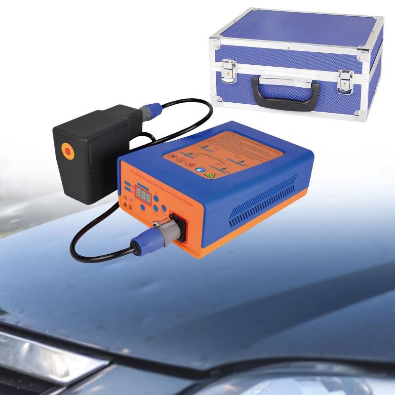 QFGain 1500 W Dellenreparatur Am Auto, Werkzeug Zum Entfernen Von Dellen Ohne Lackierung Am Auto, InduktionsheizgeräT Hot Box, Dellenzieher FüR Autos, AutokarosseriereparaturausrüStung,110V von QFGain