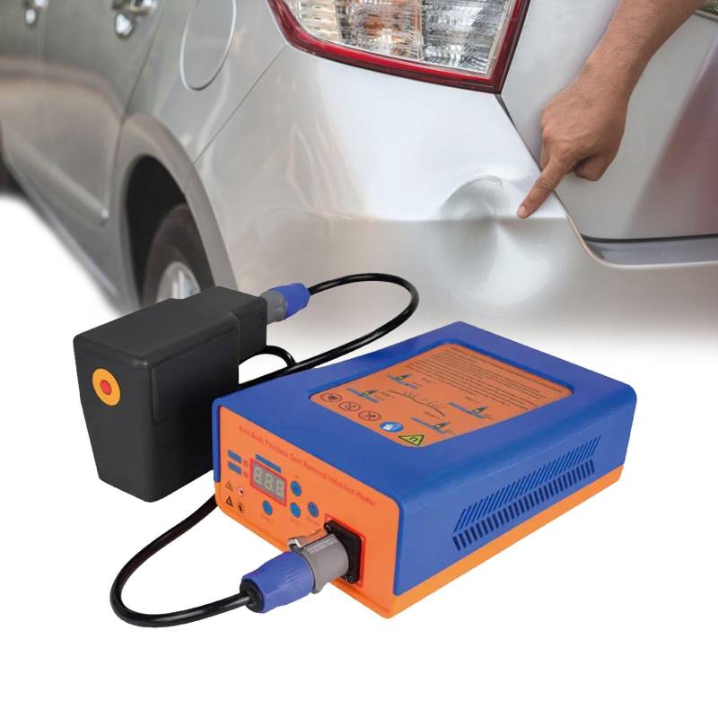 QFGain Induktions-DellenreparaturgeräT, 1500 W Hot-Box-Reparaturwerkzeug Zur Lackfreien Dellenentfernung Am Auto, Tragbares Dellenreparaturset, Zur Autobeulenentfernung, Kleine Dellen,110V von QFGain