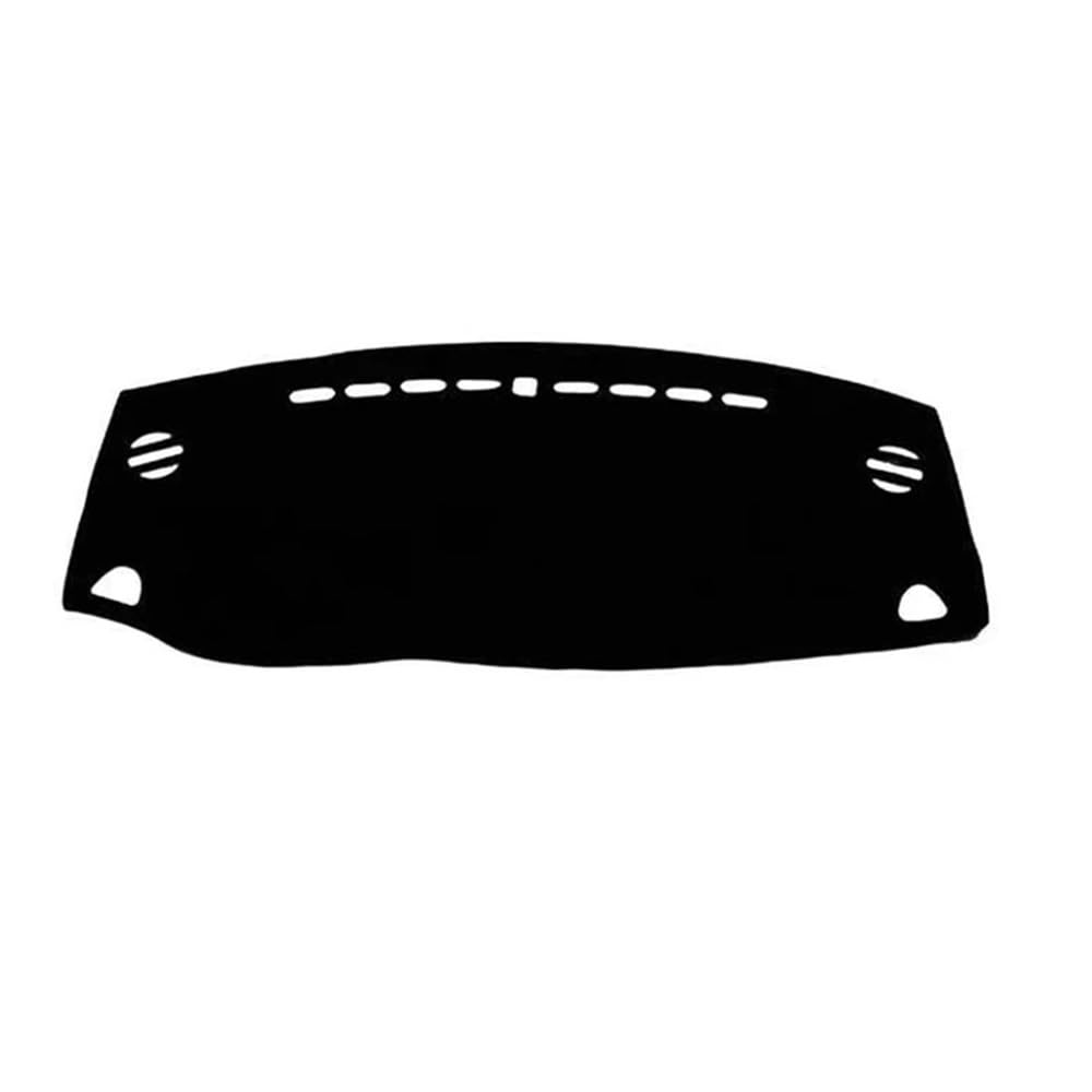 Armaturenbrett-Pad Für Kia Für Carens RP 2013 2014 2015 2016 2017 2018 2019 Auto Armaturenbrett Abdeckung Sonnenschutzdach Matte Pad Armaturenbrett Instrument Schützen(LHD,Black(Black Edge)) von QGBUSQ