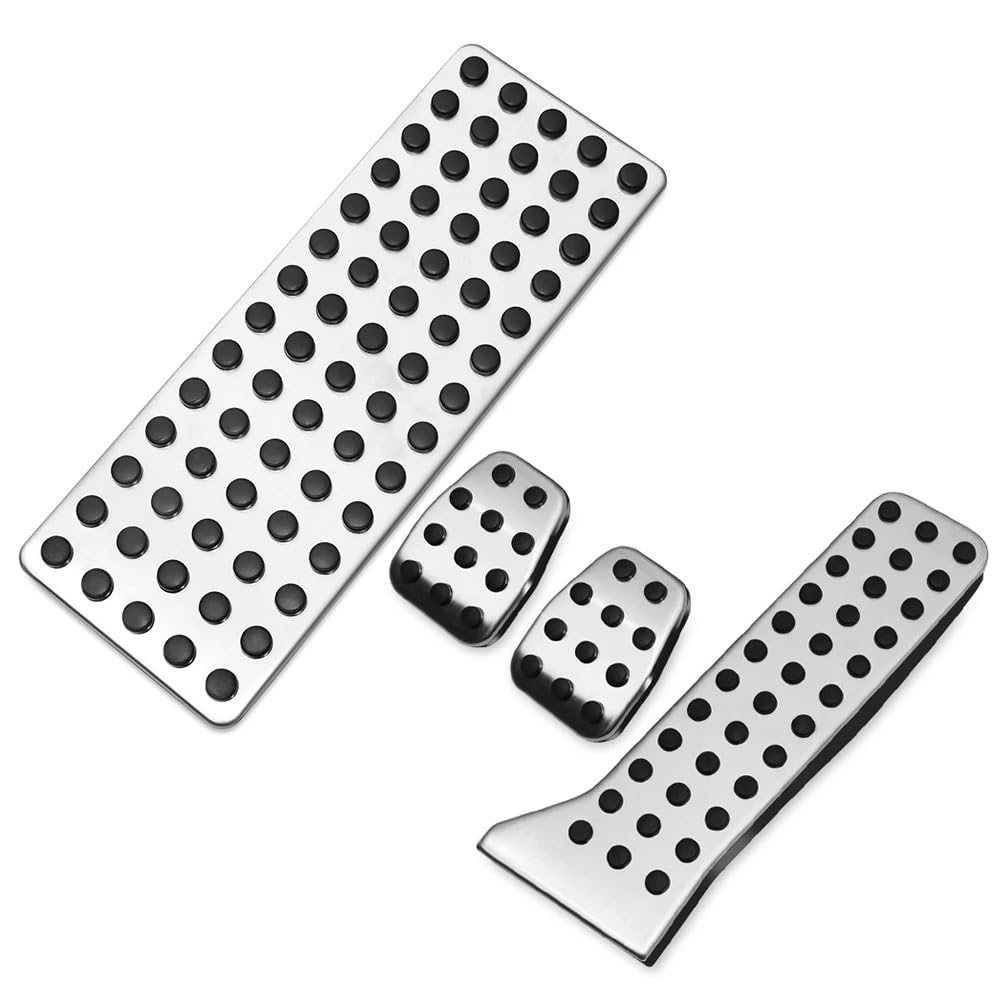 Auto Bremspedal Auto Fußpedale Für Maz&da Für CX-3 CX-4 2016 2017 2018 2019 2020 2021 Gaspedal Bremse Kupplung Nicht-slip Restfoot Pedal Abdeckung Teile(4 pcs) von QGBUSQ