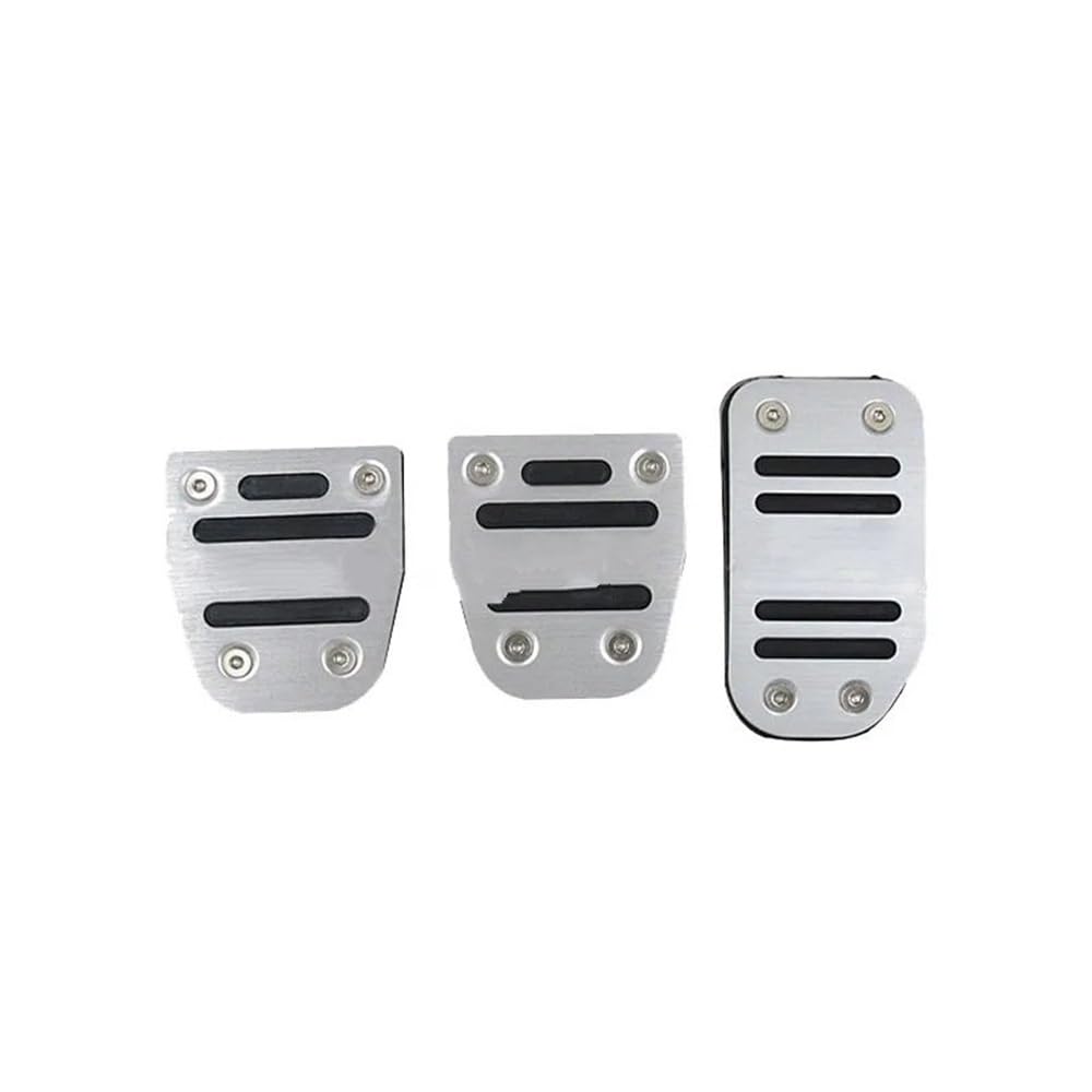 Auto Bremspedal Auto Fußpedale Für Toy&ota Für Yaris XP150 Für Vios Limousine 2013-2019 2015 Auto Gas Accelerator Bremse Edelstahl Rutschfeste Pedal Abdeckung(3 pcs) von QGBUSQ