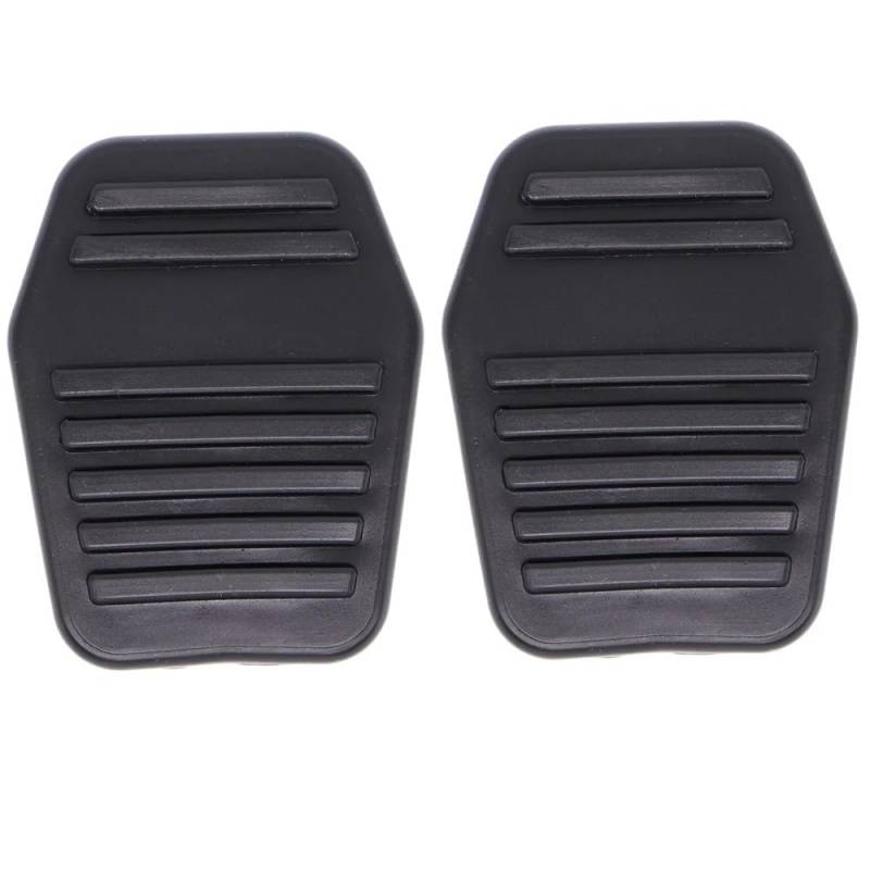 Auto Bremspedal Auto Gummi Bremse Kupplung Fuß Pedal Pad Abdeckung Ersatz Für For&d Für Fiesta 5 MK5 Für Klassische Für Ikon 2002-2008(2Pc) von QGBUSQ