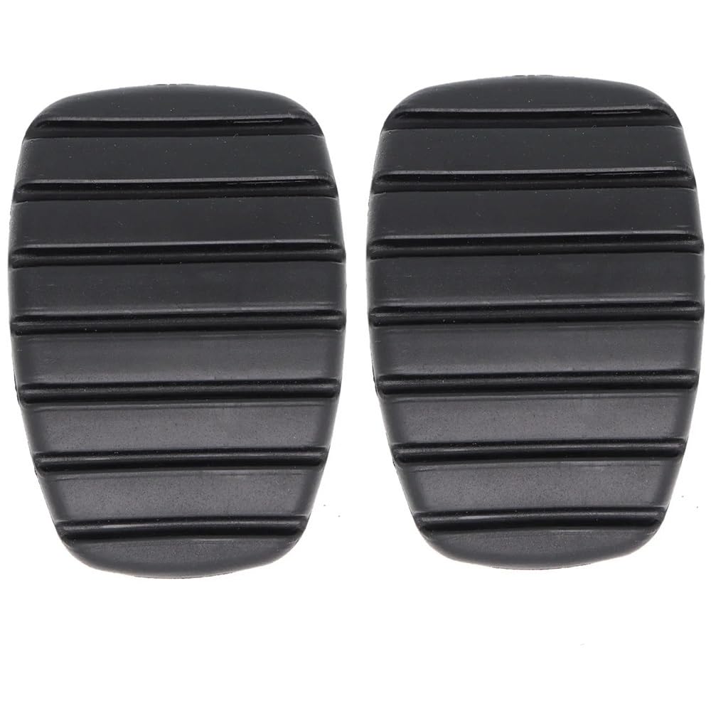 Auto Bremspedal Auto Gummi Bremse Kupplung Fuß Pedal Pad Abdeckungen Für Renault Für Clio 2 3 4 BB CB BR CR Lutecia Für Taxi Express 1998-2020(2Pc) von QGBUSQ