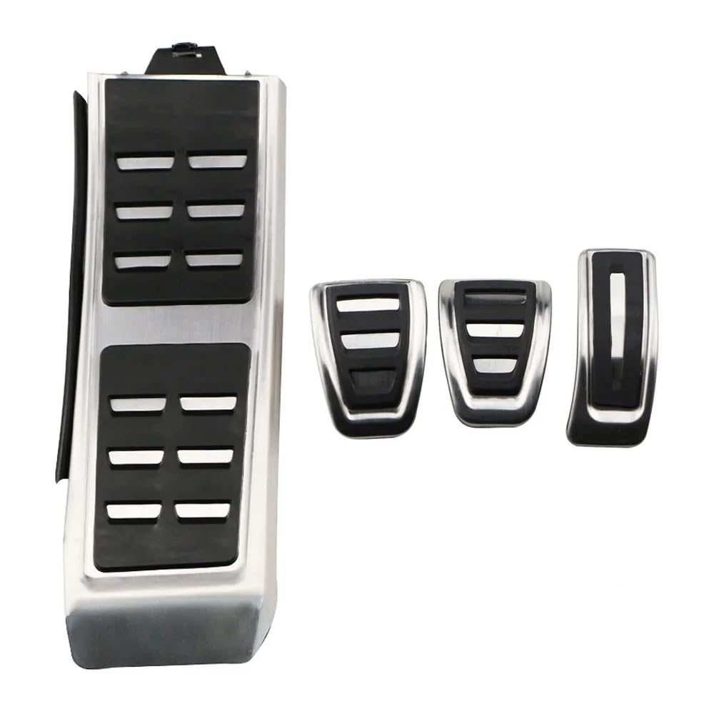 Auto Bremspedal Auto Pedale Für A6 Für MK4 C7 2012 2013 2014 2015 2016 2017 2018 Accelerator Brems Rest Fuß Pedal Abdeckung Zubehör Auto-styling(4pcs) von QGBUSQ