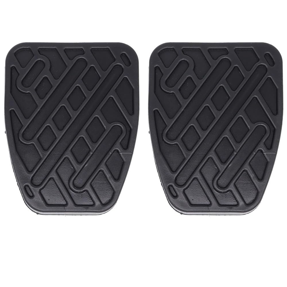 Auto Bremspedal Auto Schwarz Gummi Bremse Kupplung Fuß Pedal Pad Abdeckungen Für N&issan Für Qashqai J10 Für Dualis 2007 2008 2009 2010 2011 2012 2013(2Pc) von QGBUSQ