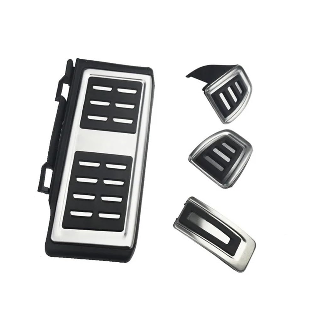 Auto Bremspedal Für Q2 SQ2 TT S1 A1 Für Q3 TTS RS3 A3 2017 2018 2019 2020 Edelstahl Pedal Abdeckung Auto Styling(MT With Rest Pedal) von QGBUSQ