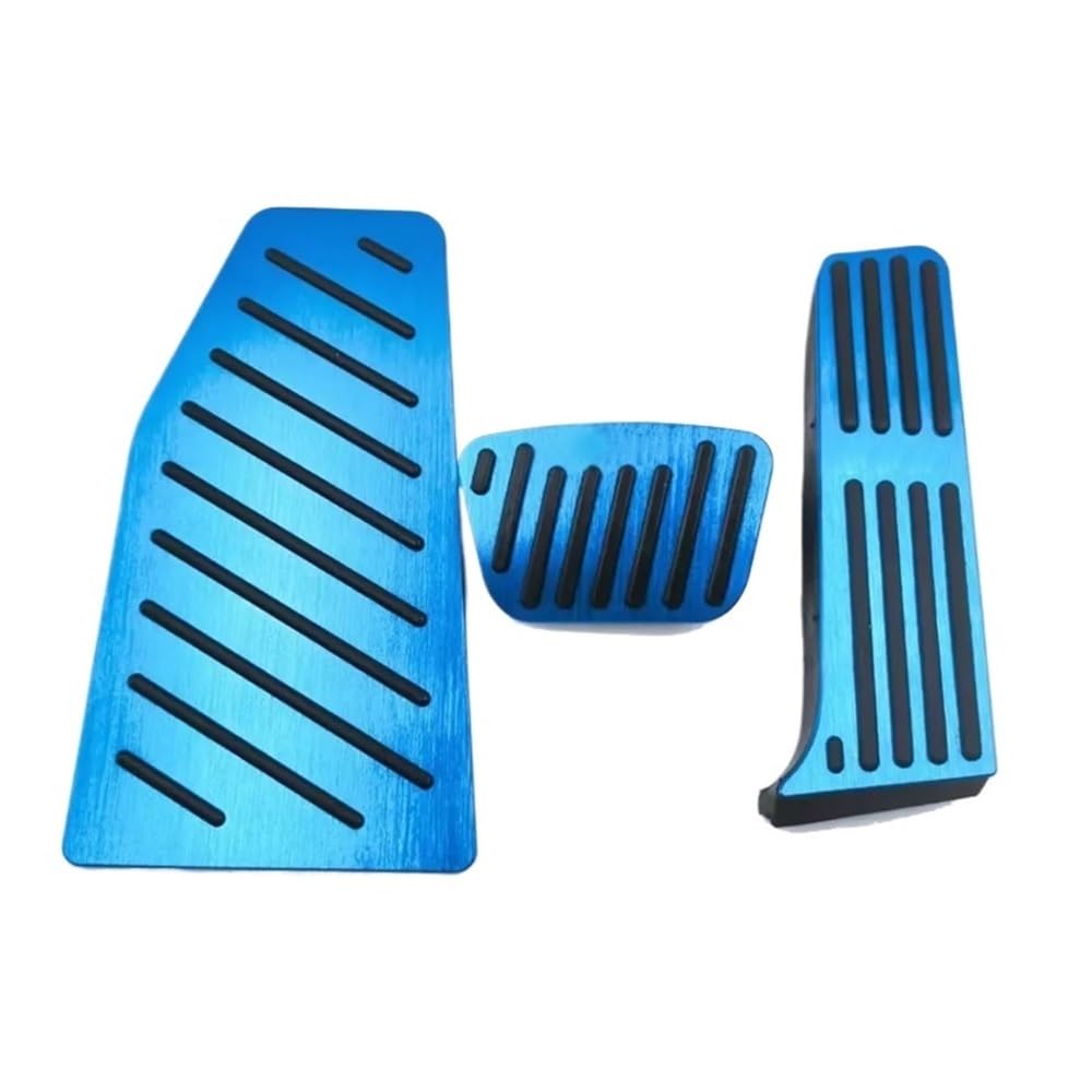 Auto Bremspedal Für Toy&ota Für R&AV4 Für RAV 4 Für XA50 2019 2020 2021 2022 2023 2024 Auto Pedale Gaspedal Bremse Nicht-slip Pedal Automotive Teile(Blue 3pcs) von QGBUSQ