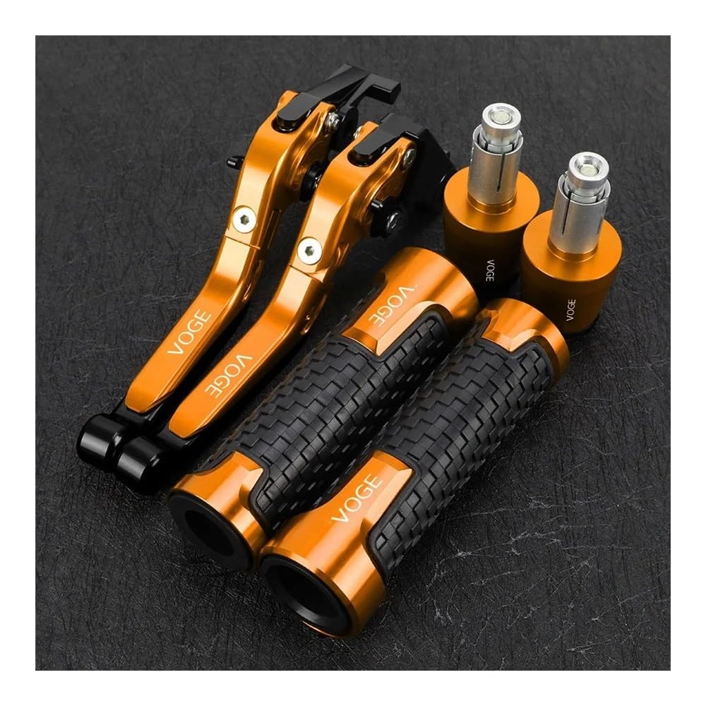 QGBUSQ Bremsgriff Motorrad Für LONCIN Für VOGE 650 500 DS 500R 650DS 500DS Motorrad Bremse Kupplung Hebel Lenker Grip Griffe Bar Handgriffe(Q) von QGBUSQ