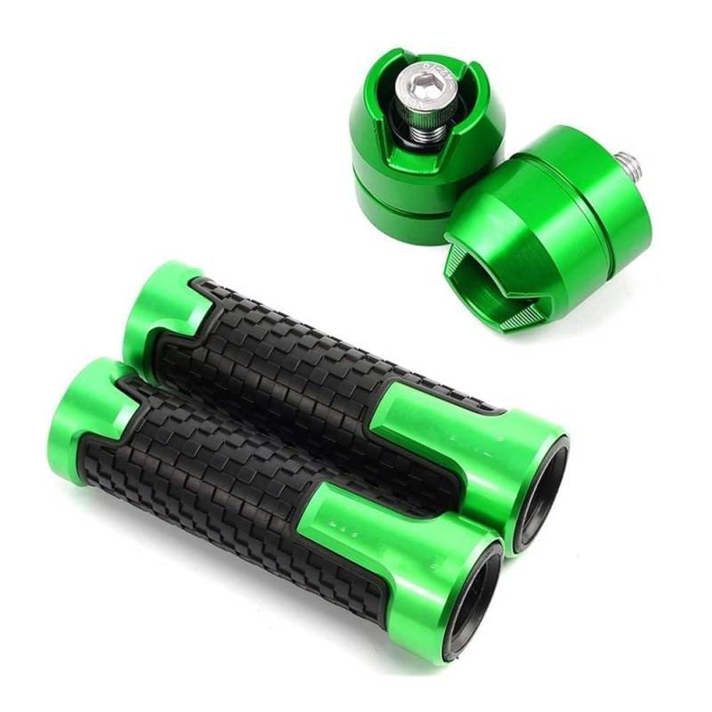 QGBUSQ Motorrad 7/8" 22mm Lenkergriffe Für K&awasaki Für ZH 2 Z H2 Zh2 SE 2019-2021 2022 Motorrad Zubehör CNC Lenkerenden Stecker & Motorrad Lenkergriffe(Green,A) von QGBUSQ