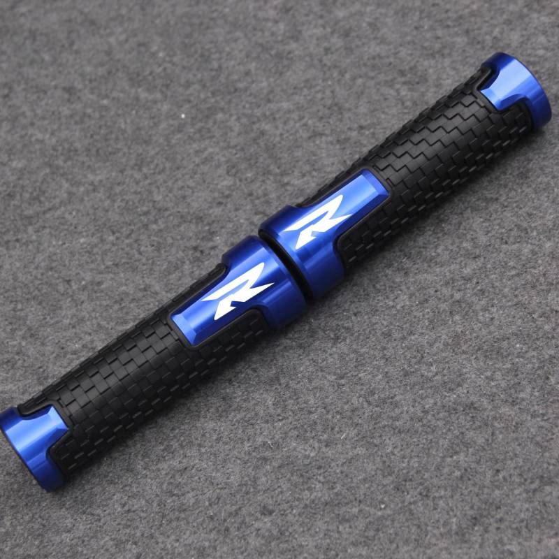 QGBUSQ Motorrad 7/8" 22mm Lenkergriffe for Suzu&ki GSX-R GSXR 600 750 K6 K7 K8 K9 Handle Rubber 7/8" 22mm Motorcycle Handlebar Grips & Handle bar Ends Hand Cap(Blue) von QGBUSQ