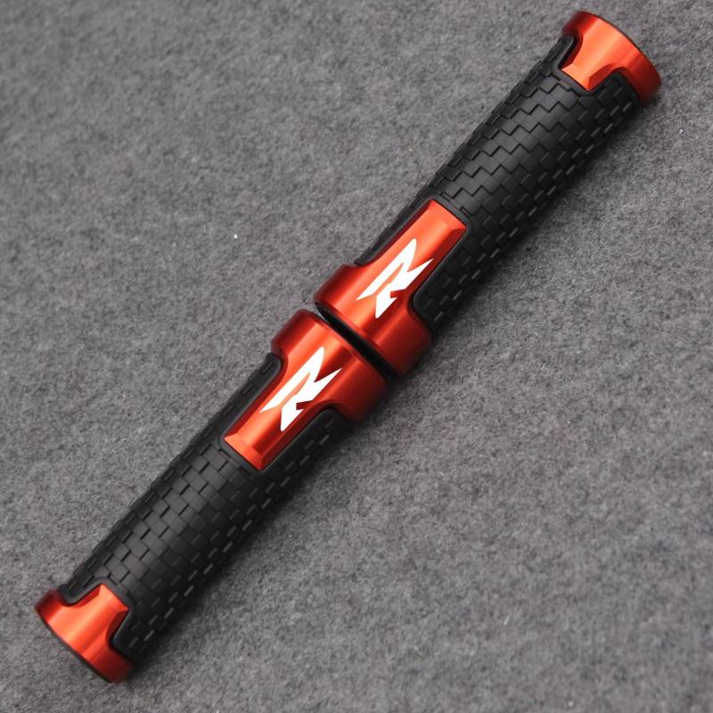 QGBUSQ Motorrad 7/8" 22mm Lenkergriffe for Suzu&ki GSX-R GSXR 600 750 K6 K7 K8 K9 Handle Rubber 7/8" 22mm Motorcycle Handlebar Grips & Handle bar Ends Hand Cap(Orange) von QGBUSQ