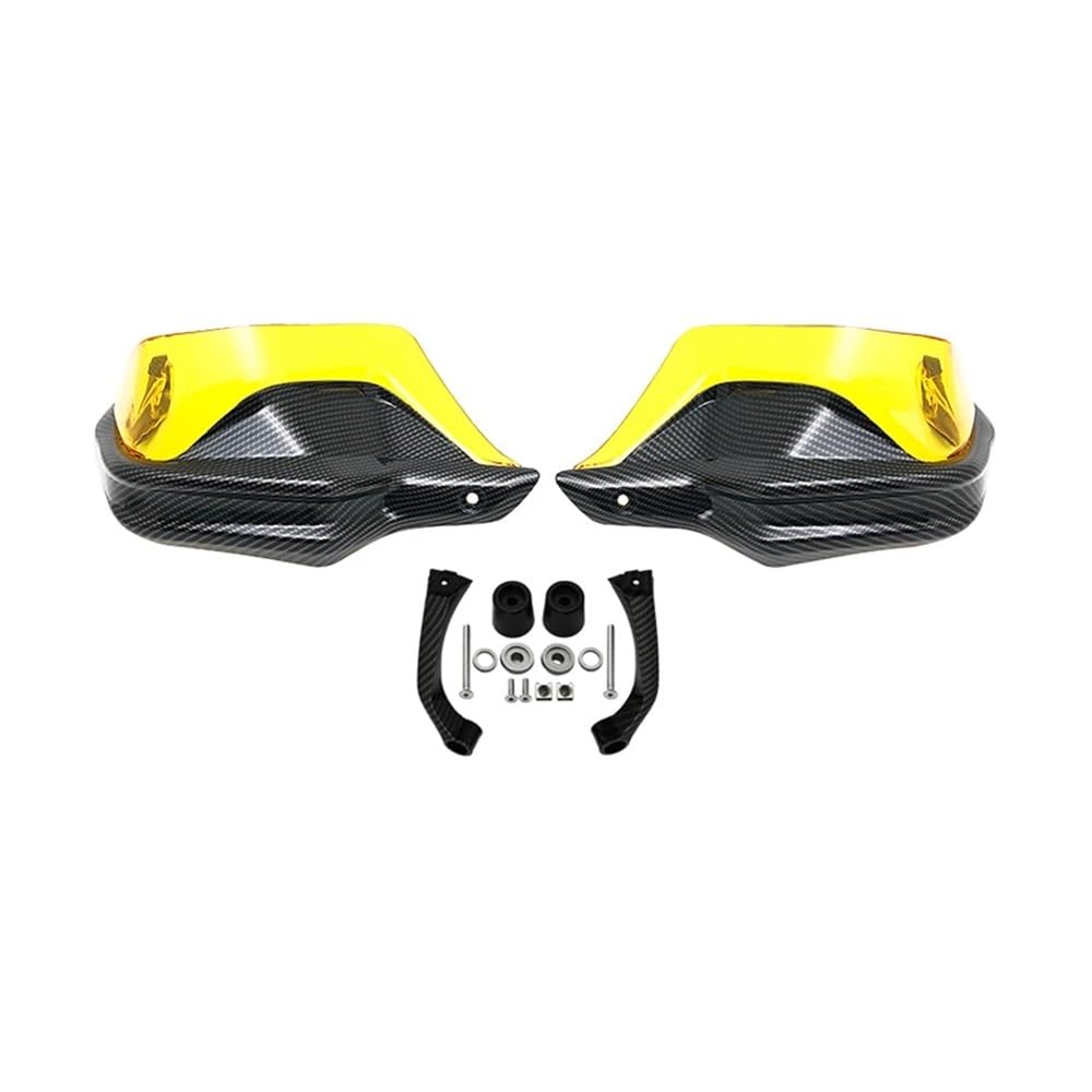 QGBUSQ Motorrad Handprotektoren Für BM&W Für RNINET R NineT Für R NINET R9T R 9 T Pure Racer Scrambler 2014-2024 Handprotektoren Handschutz Schutz Handschutz(Carbon Yellow Set) von QGBUSQ