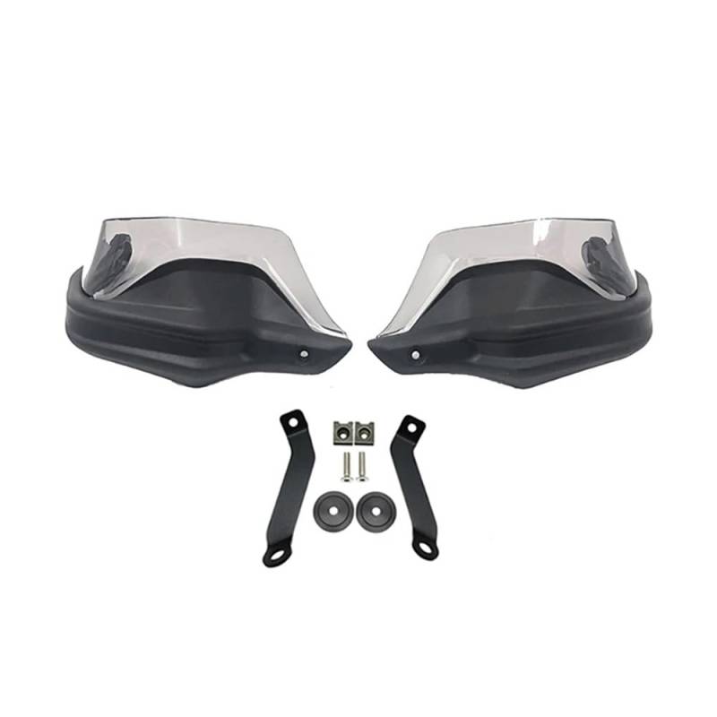 QGBUSQ Motorrad Handprotektoren Für Hon┐da Für NC750D Für NC750 D Für Integra750 Für NC750 Motorrad Handschutz Hand Schutz Wind Schild Hand Guards Abdeckung(Black Grey Set) von QGBUSQ