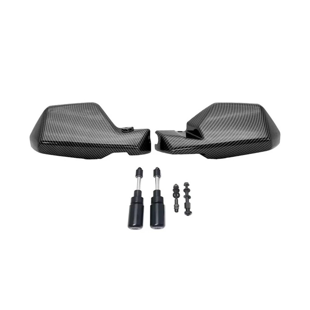 QGBUSQ Motorrad Handprotektoren Für Suzu&ki Für V-Strom DL650 Für V Strom 650 2004-2023 Motorrad Carbon Handschutz Schild Hand Schutzfolie Windschutzscheibe(Carbon Full Set) von QGBUSQ