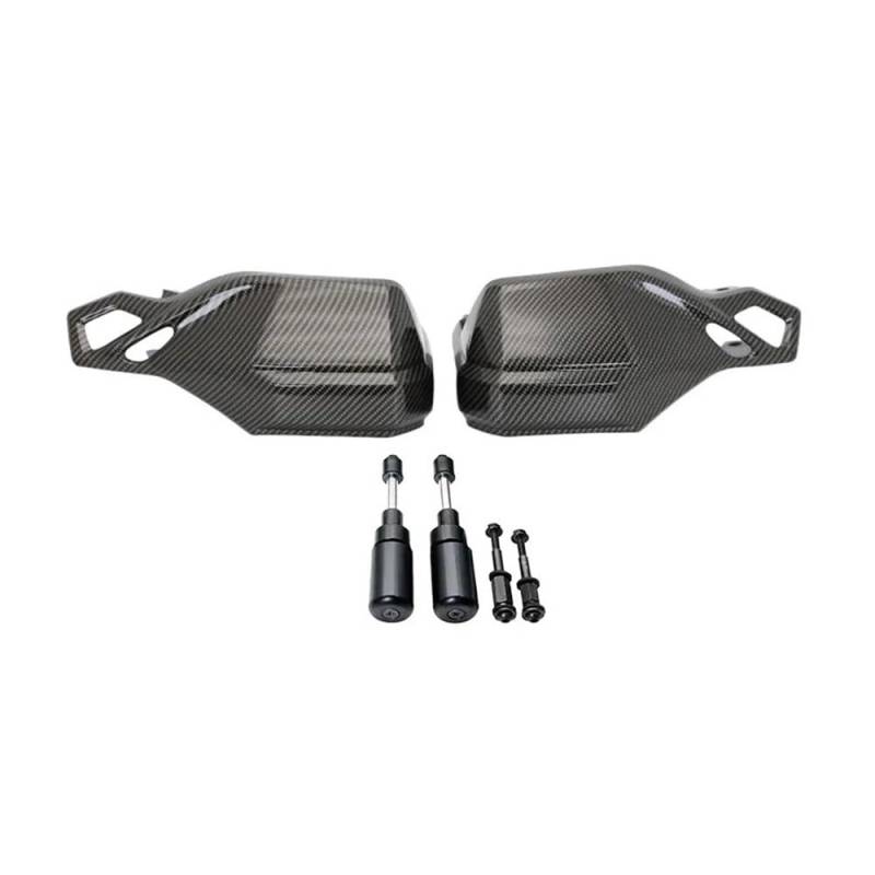 QGBUSQ Motorrad Handprotektoren Für Suzu&ki Für V-Strom Für DL1000 Für V Strom 1000 2004-2023 Wind Deflektor Schild Handprotektoren Hand Protektoren Wachen Motorrad(Carbon Full Set) von QGBUSQ