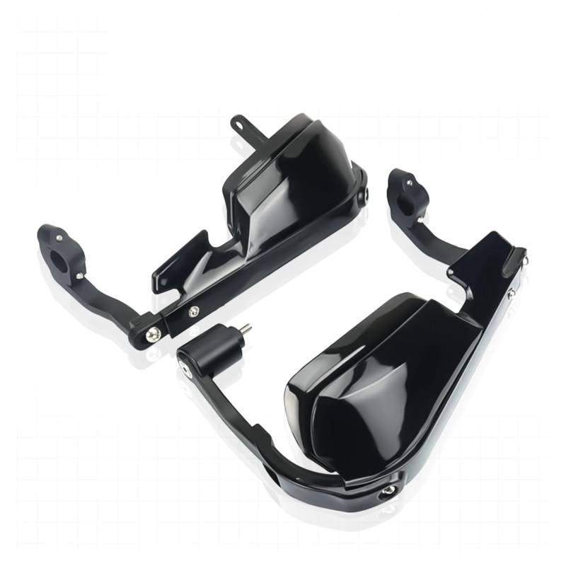 QGBUSQ Motorrad Handprotektoren Motorrad Aluminium Legierung Handschutz Schild Hand Schutzfolie Windschutzscheibe Für BM&W Für F900GS Für F800GS Für Abenteuer 2024(Black 1 Set) von QGBUSQ