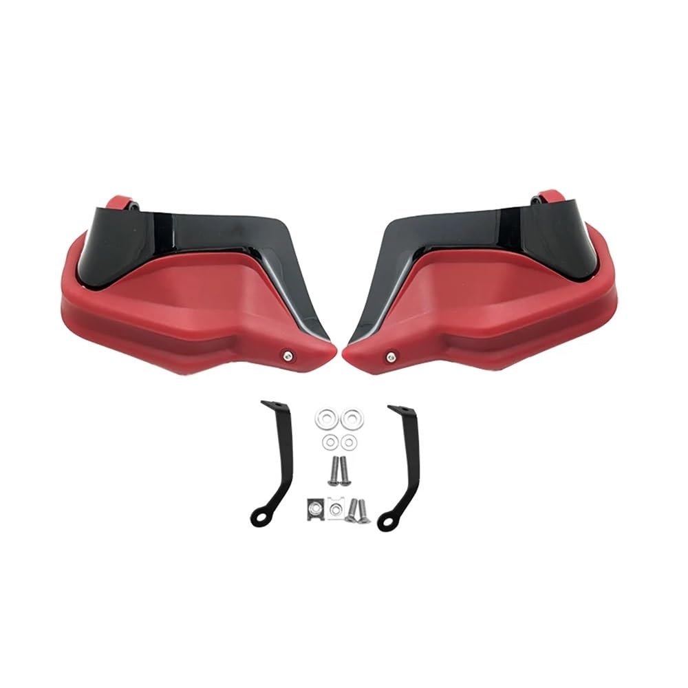 QGBUSQ Motorrad Handprotektoren Motorrad Handschutz Handschutz Extensions Schutz Windschutzscheibe Für Y&amaha Für MT 03 25 Für MT-03 Für MT-25 2015-2023(Red Black Set) von QGBUSQ